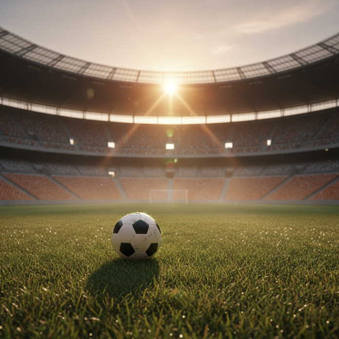 Vini Jr com a camisa do Real Madrid durante uma partida de futebol.