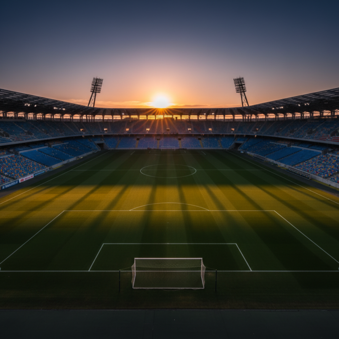 Neymar com a camisa da Seleção Brasileira em campo durante uma partida.